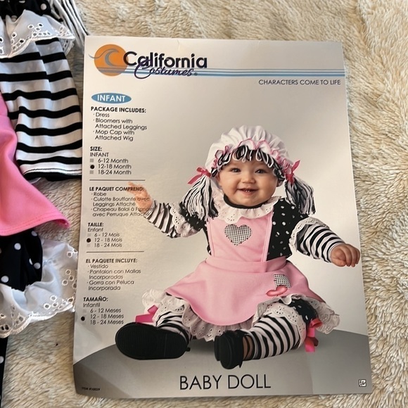 Baby Rag Doll Costume 12-18 months NEW - Picture 2 of 8
